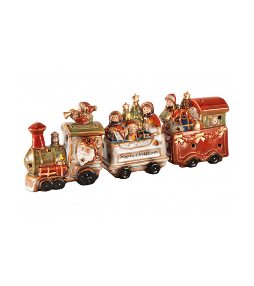 TRENO DI NATALE PORCELLANA