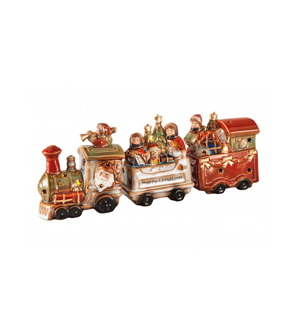TRENO DI NATALE PORCELLANA