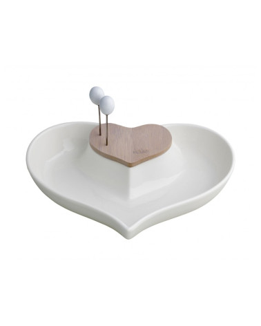 Antipastiera cuore nel cuore