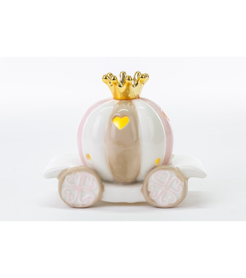 Carrozza con coroncina e luce a led
