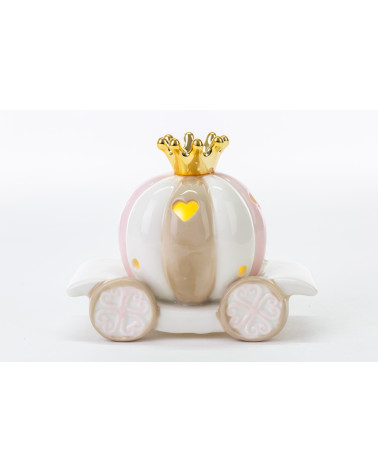 Carrozza con coroncina e luce a led