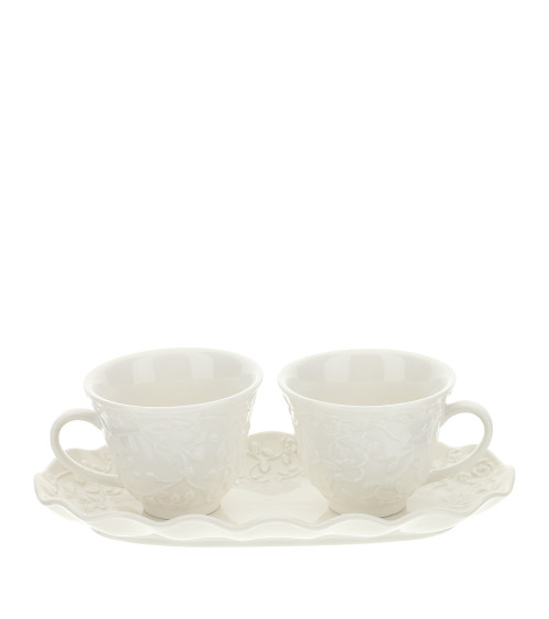 Tete a tete tazzine da caffè più vassoietto