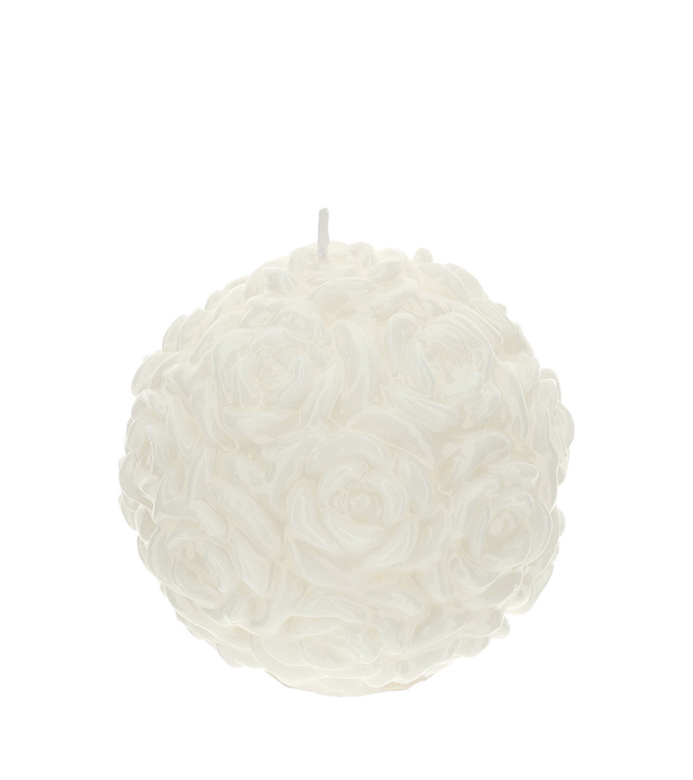 Candela sfera con rose