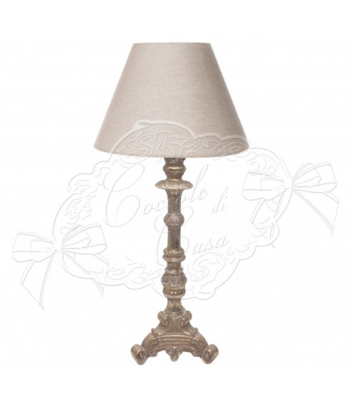 lampada oro sbiancato