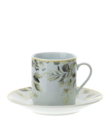 SET 2 TAZZINE DA CAFFE' BOTANIC