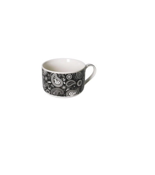TAZZA COLAZIONE SHANTI NERA