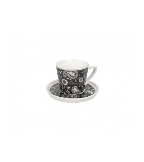 TAZZINA DA CAFFE' SHANTI SFONDO NERO