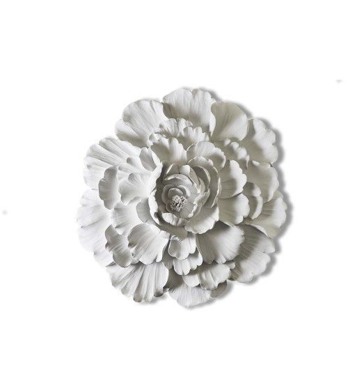 DECORAZIONE MURO PEONIA BIANCA