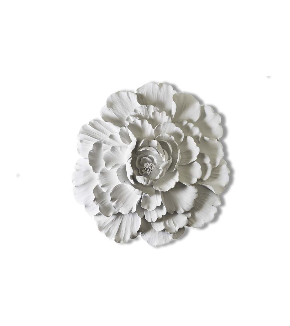 DECORAZIONE MURO PEONIA BIANCA