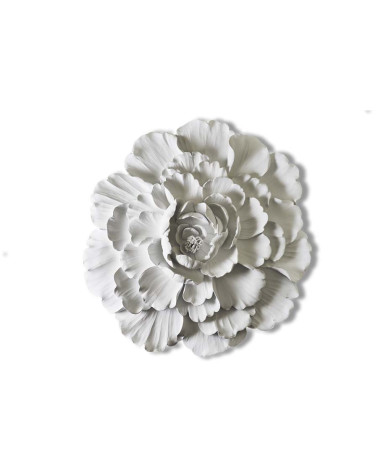 DECORAZIONE MURO PEONIA BIANCA