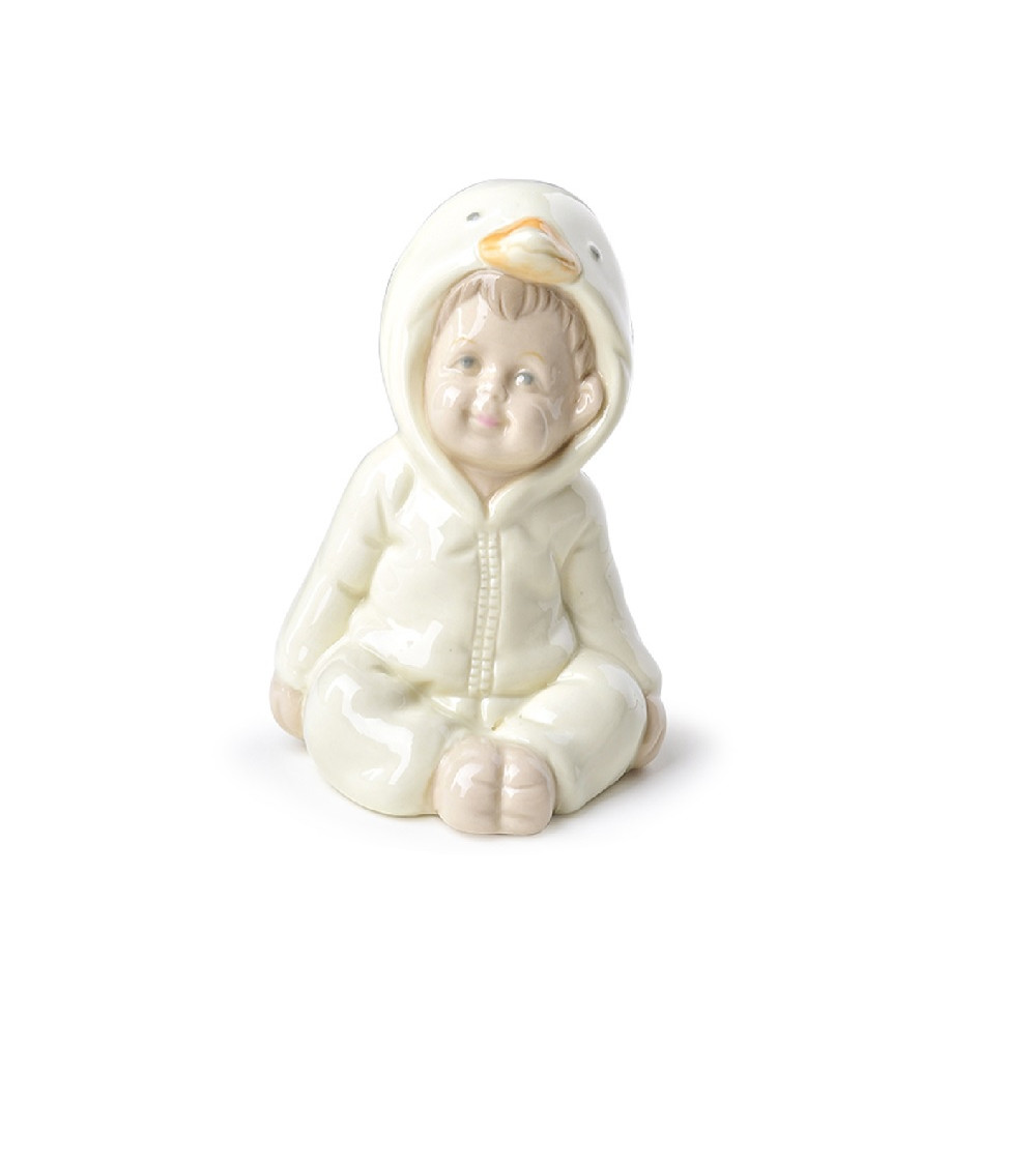 Bimbo seduto con tuta pulcino Hervit