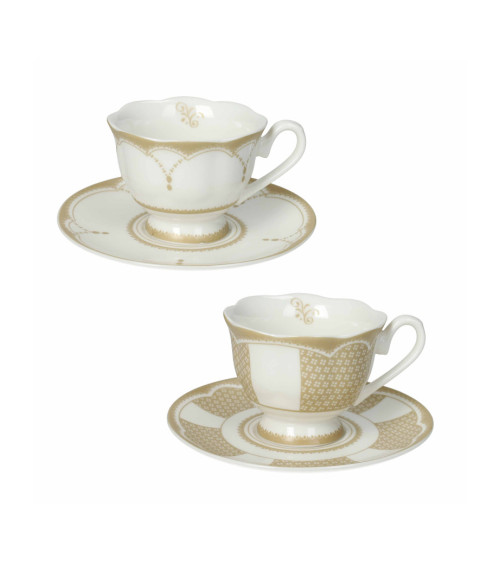 set tazzine caffè golden eye
