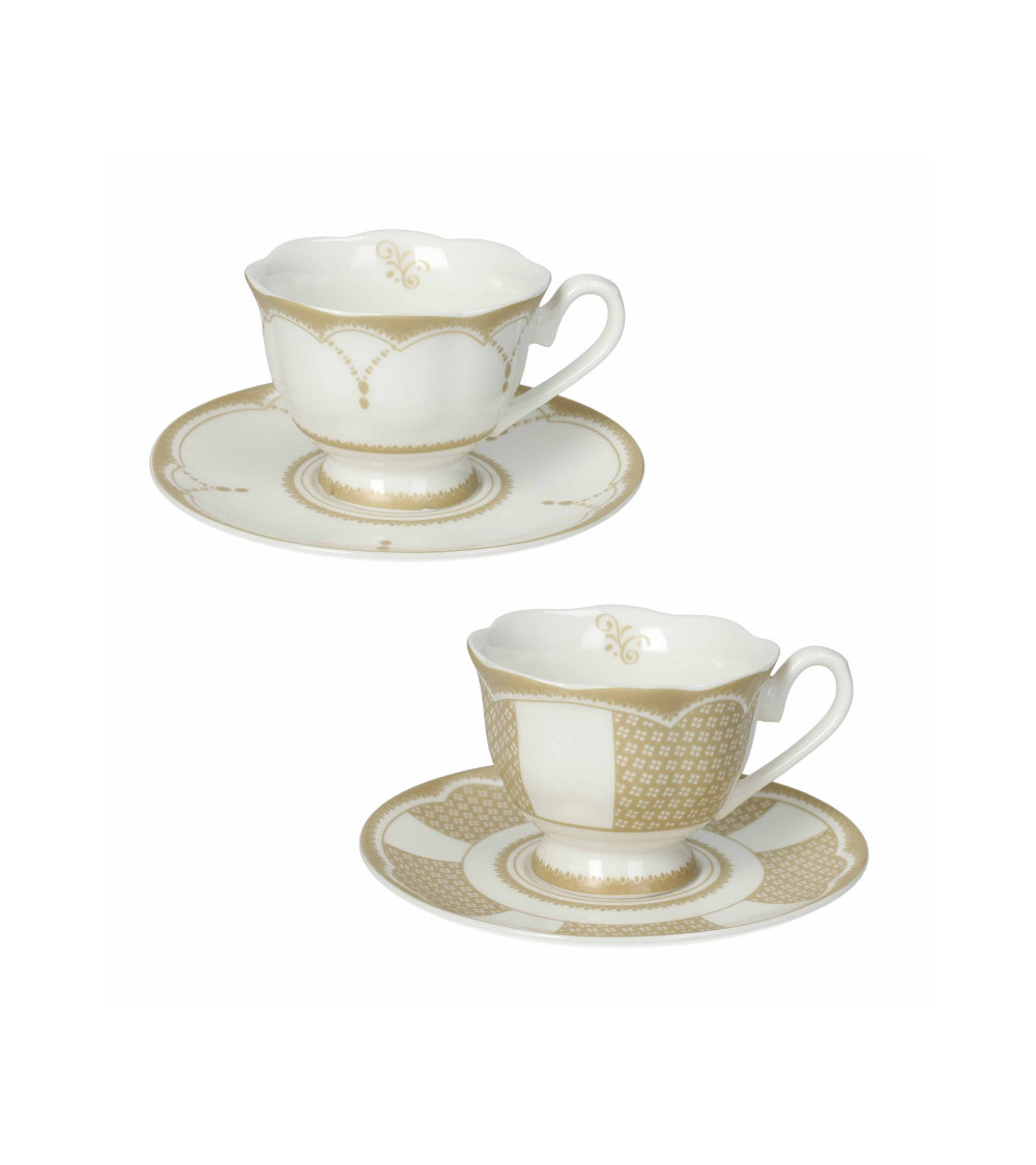 set tazzine caffè golden eye
