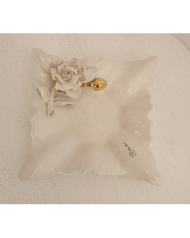 PIATTINO ORO CAPODIMONTE