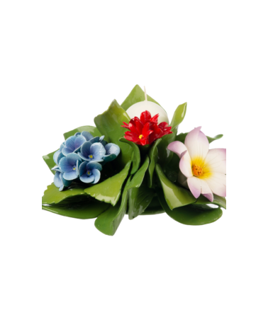 CENTROTAVOLA CON FIORI IN CAPODIMONTE