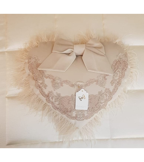 CUORE IN VELLUTO NUDE