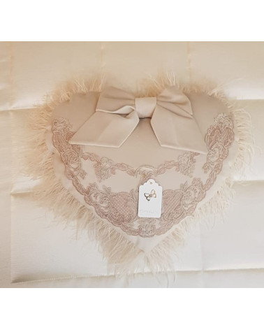 CUORE IN VELLUTO NUDE