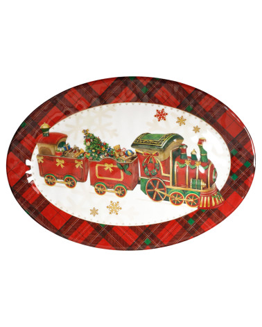 VASSOIO OVALE CHRISTMAS
