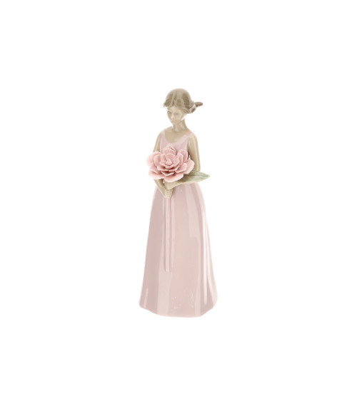 Dama con fiore