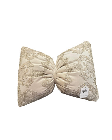 CUSCINO FIOCCO VELLUTO NUDE