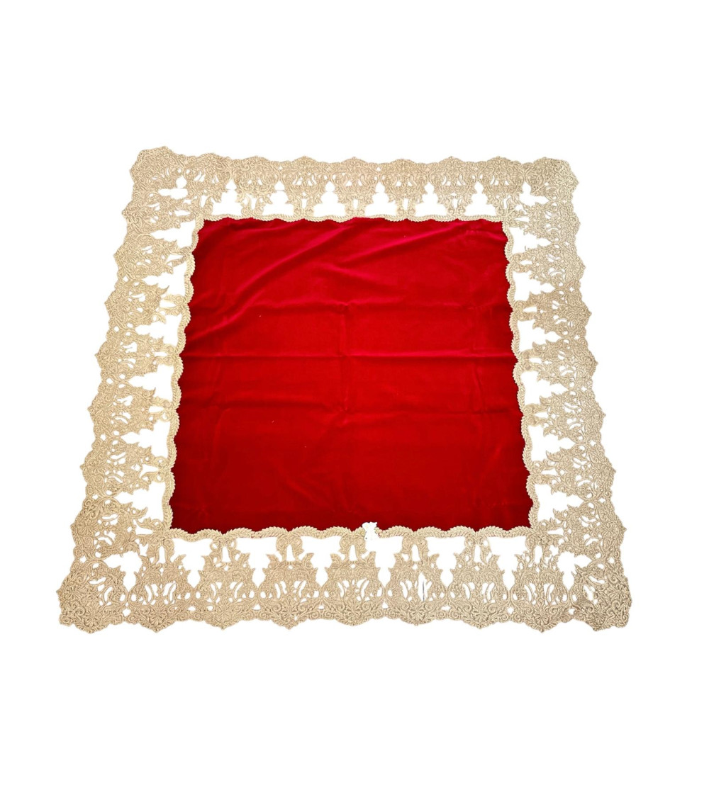 TOVAGLIA VELLUTO ROSSO