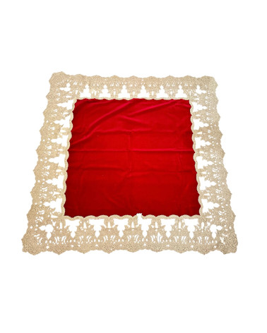 TOVAGLIA VELLUTO ROSSO
