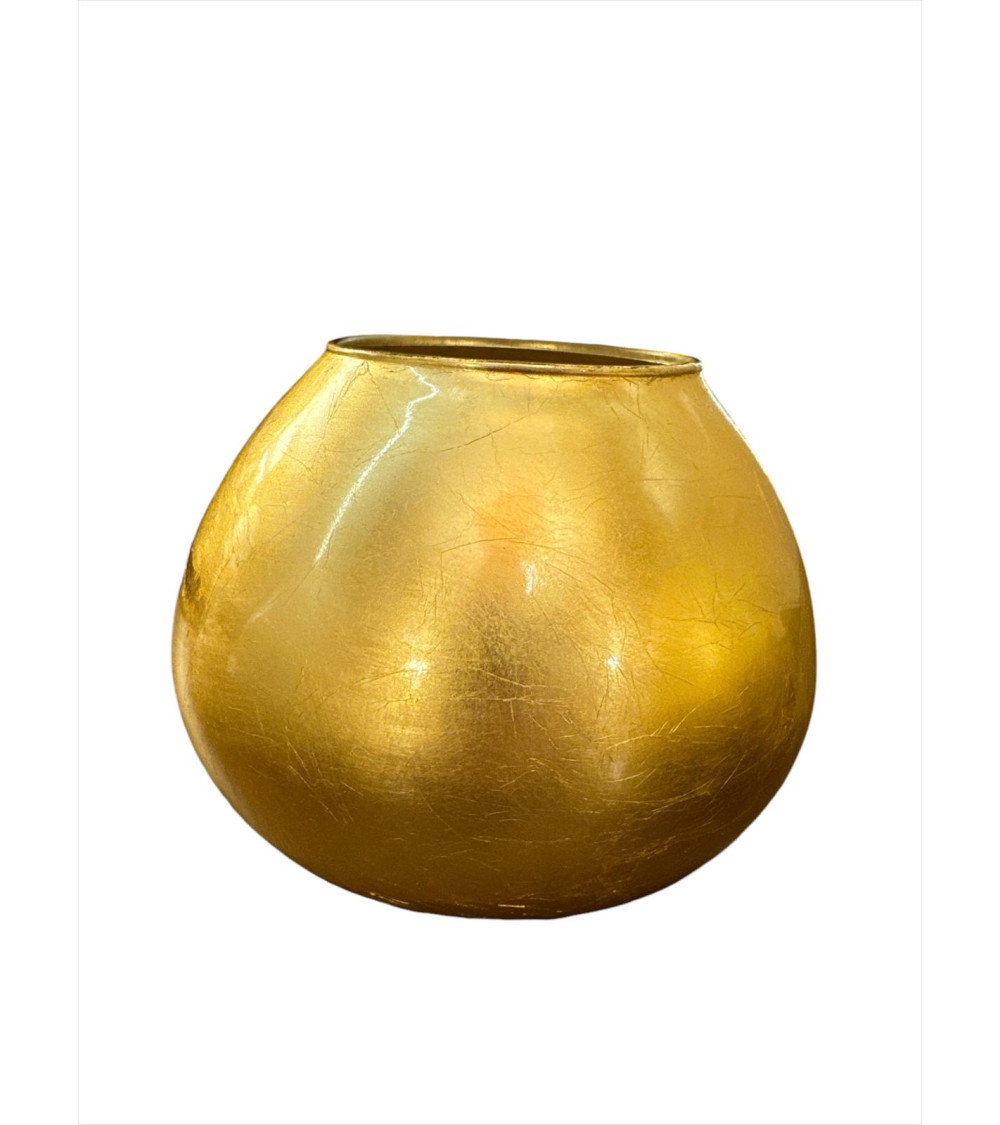 VASO ORO IN VETRO