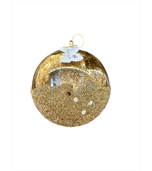 SFERA ORO CON PAILLETTES