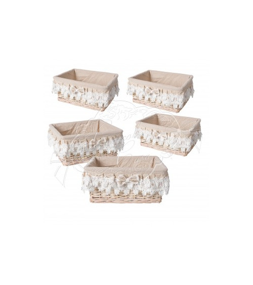 SET 5 CESTE IN RATTAN