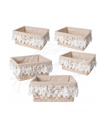 SET 5 CESTE IN RATTAN