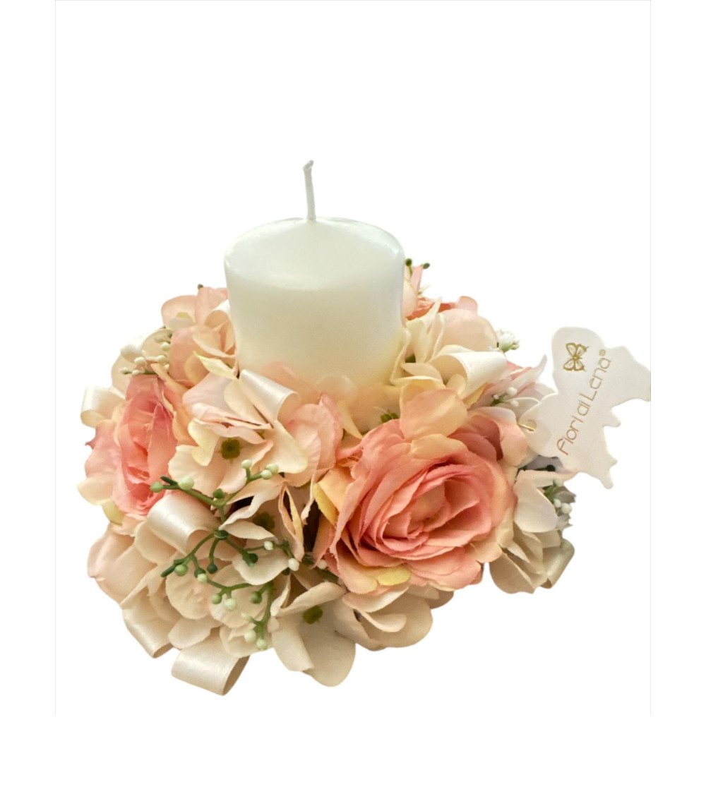 GIROCANDELA ROSA CON CANDELA