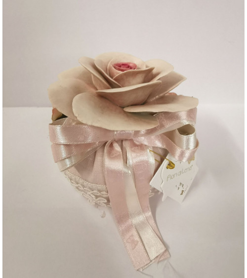 Puff rosa capodimonte