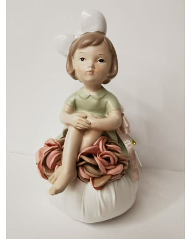 Bimba su puff verde