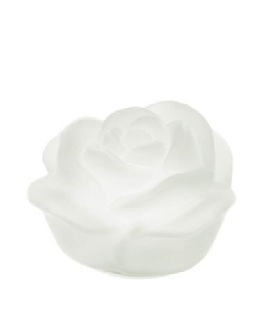 ROSA IN VETRO BIANCO