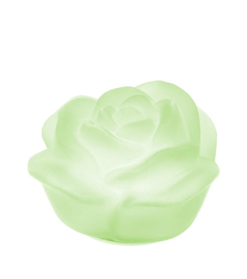 ROSA IN VETRO VERDE