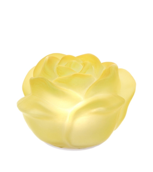 ROSA IN VETRO GIALLO