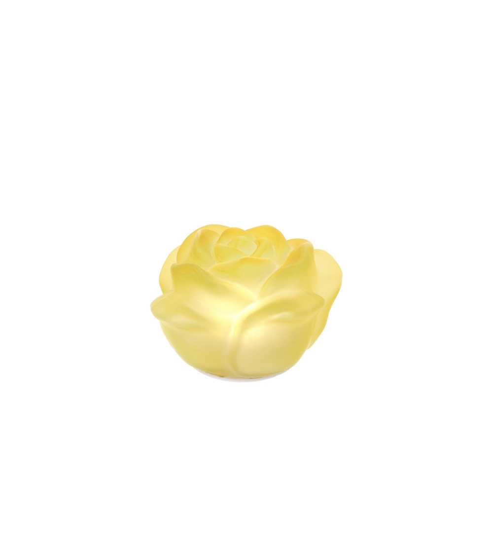 ROSA IN VETRO GIALLO
