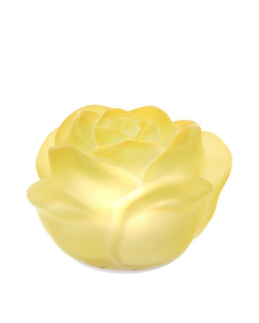ROSA IN VETRO GIALLO