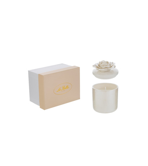 BICCHIERE CON CANDELA E COPERCHIO