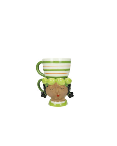 TAZZA DOUBLE LADY LIME