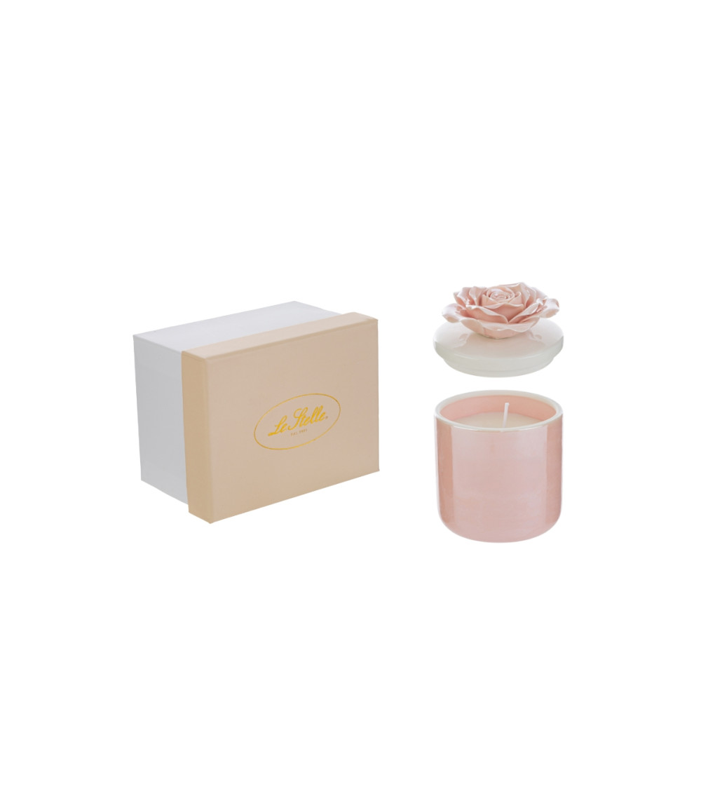 BICCHIERE CON CANDELA E COPERCHIO