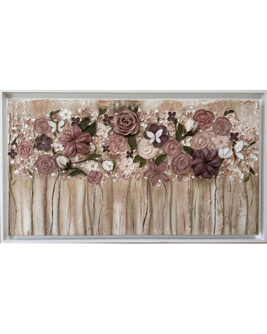 DIPINTO SU TELA CON FIORI