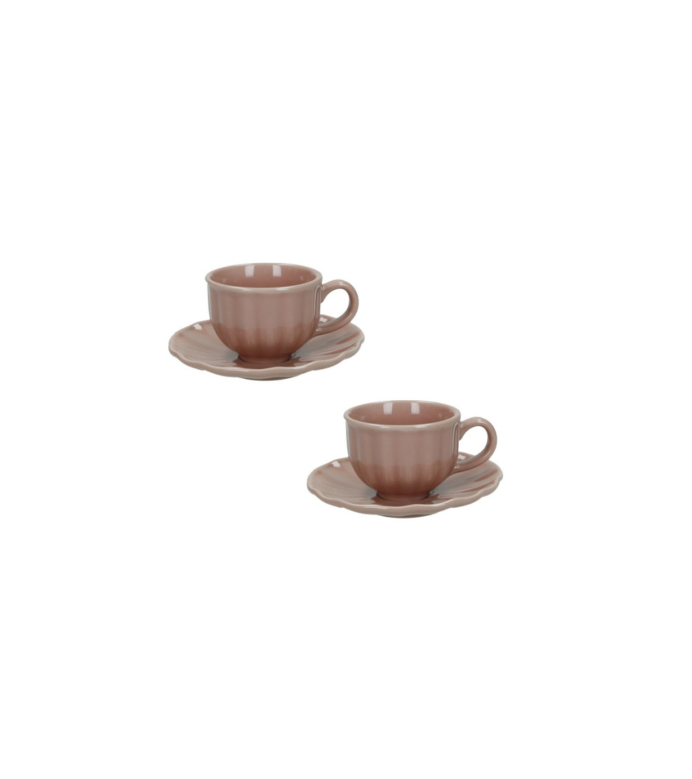 TAZZINE DA CAFFE ROSA CIPRIA LINEA CALIPSO