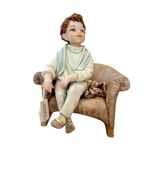 STATUA SU POLTRONA SIBANIA