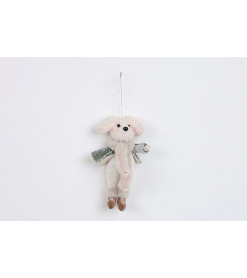 CAGNOLINO PELUCHE FIORI DI LENA