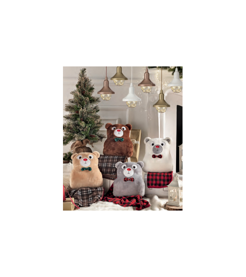ORSETTO SCALDAMANI CON PLAID
