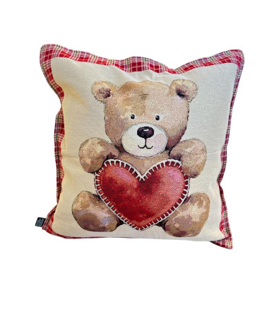 CUSCINO QUADRATO CON TEDDY
