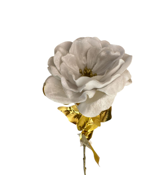RAMO PEONIA BIANCA FIORI DI LENA