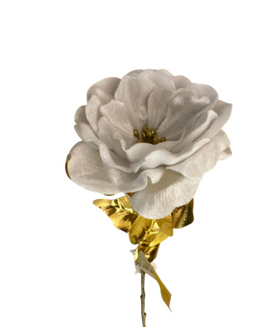 RAMO PEONIA BIANCA FIORI DI LENA