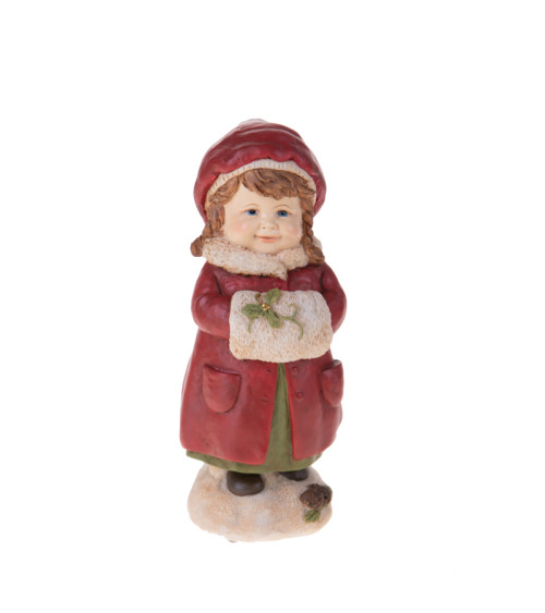 BIMBA CON CAPPOTTO ROSSO